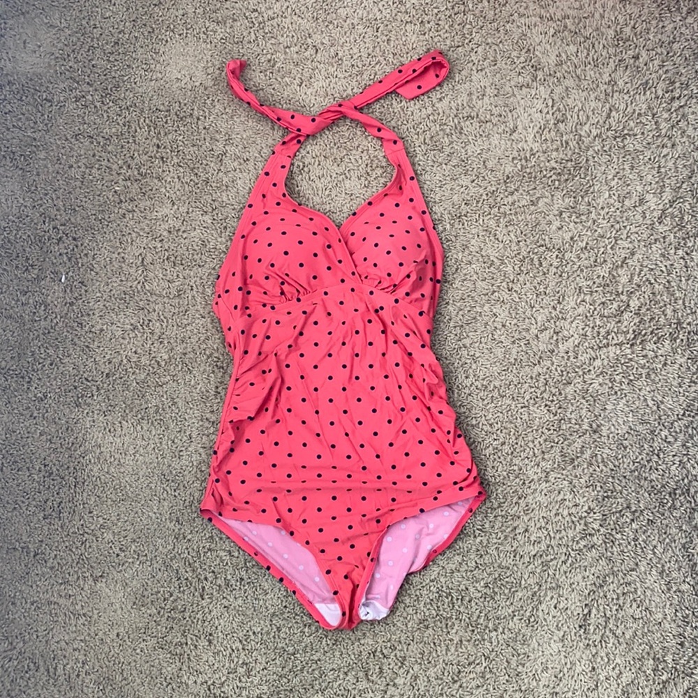 Motherhood Maternity Pink Swimsuit
